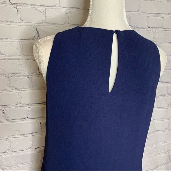 Michael Kors Navy grommet lined sleeveless dress - Picture 6 of 10